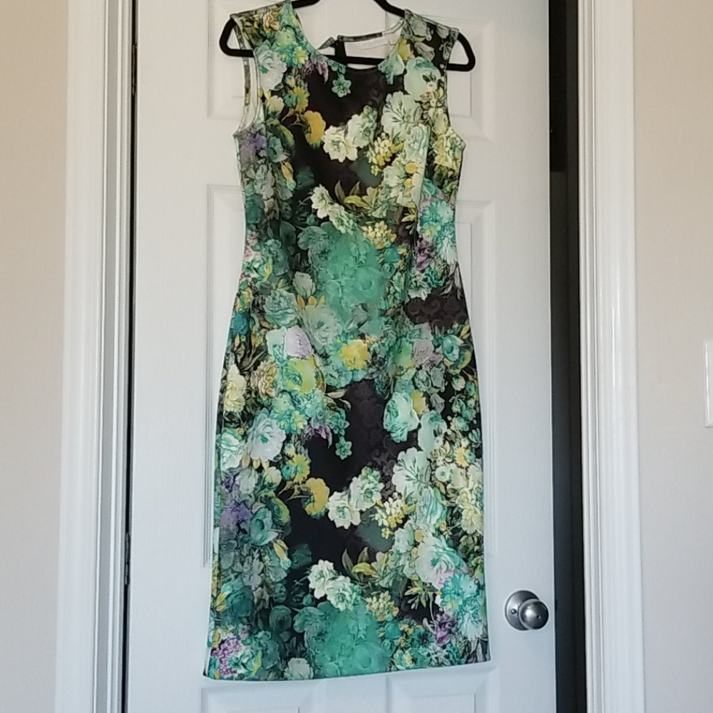 New York & Company floral stretch dress NWOT